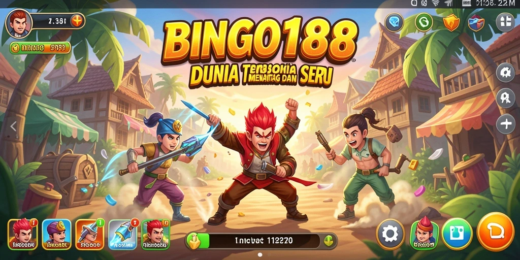 Gameplay seru BINGO188 dalam dunia terbuka yang luas.