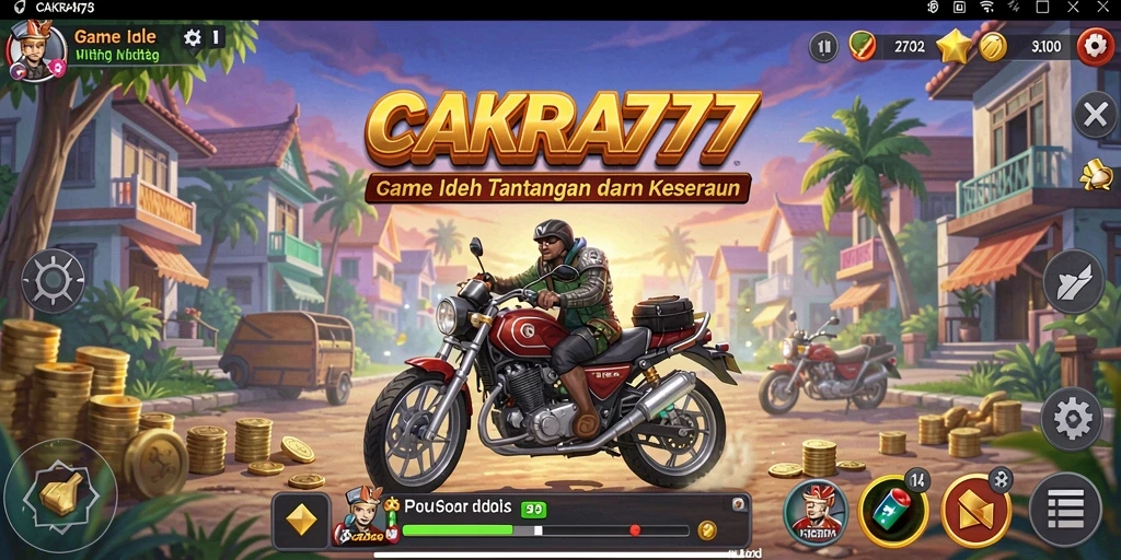 Tampilan gameplay CAKRA777 yang menyenangkan dan interaktif.