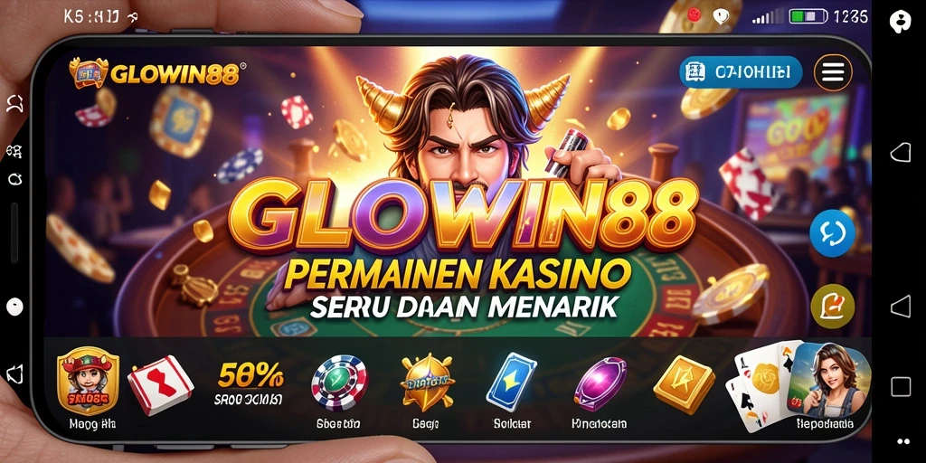 Tampilan gameplay menarik di GLOWIN88 dengan berbagai permainan Kasino.