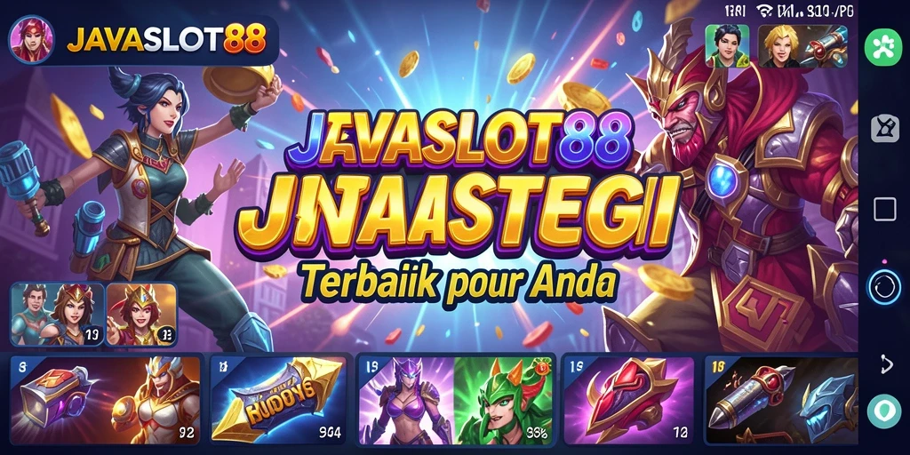 Tampilan gameplay JAVASLOT88 yang mendebarkan dan penuh strategi.