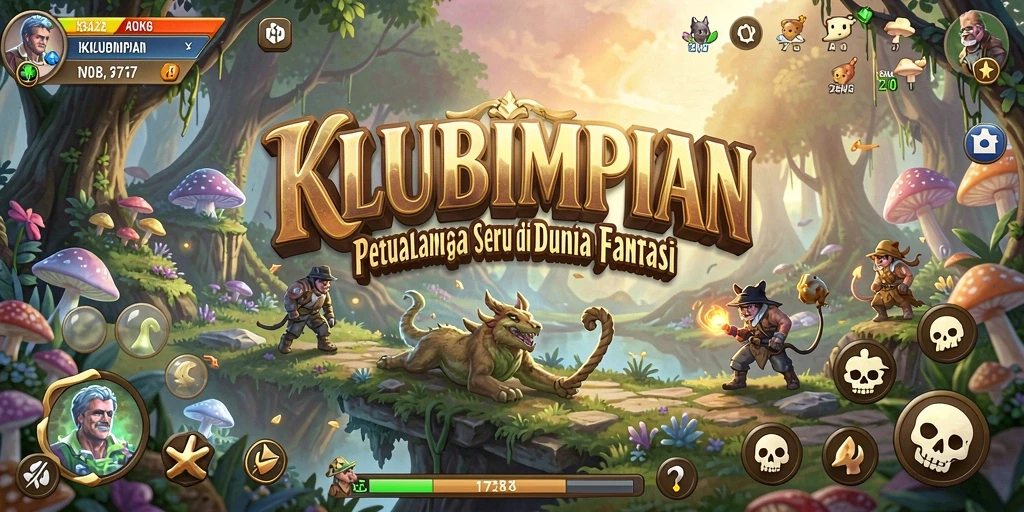 Menampilkan aksi seru dalam gameplay ARPG KLUBIMPIAN.