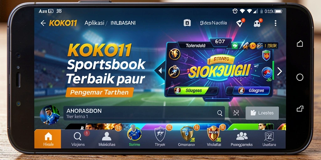 Tampilan gameplay KOKO11 yang menarik dan interaktif dalam dunia Sportsbook.