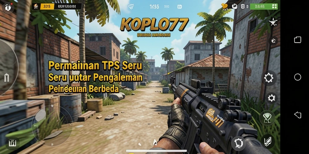 Tampilan gameplay TPS yang dinamis dan menarik dari KOPLO77.