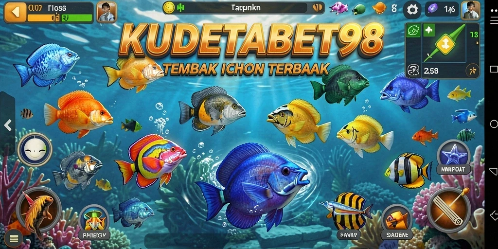 Gameplay seru dalam KUDETABET98 dengan tembakan akurat.