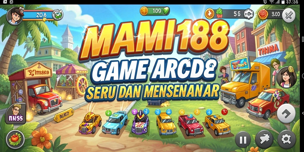 Tampilan gameplay seru dari MAMI188 yang penuh warna.