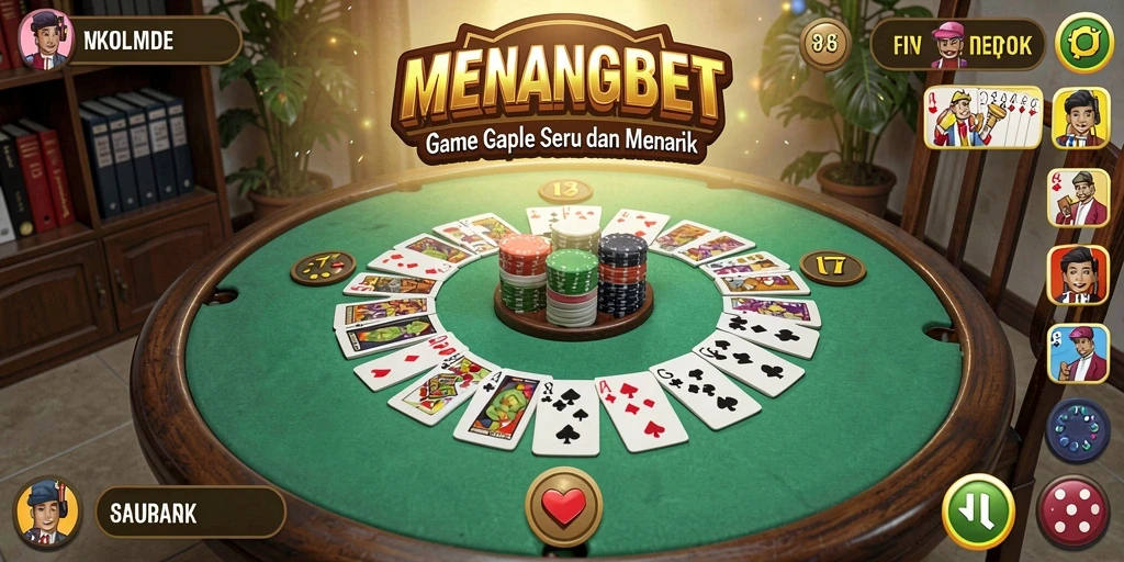 Screenshot gameplay Gaple yang menarik dan interaktif.