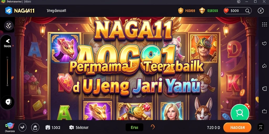 Tampilan gameplay NAGA11 yang menarik saat berputar di slot.