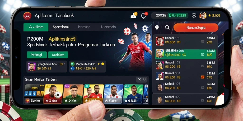 Tampilan menarik dari gameplay P200M yang menampilkan berbagai opsi taruhan.