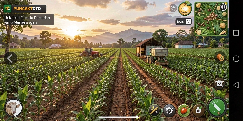 Gameplay seru di ladang bersama PUNCAKTOTO.