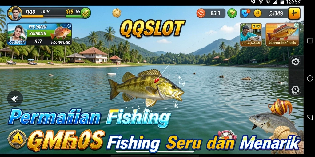 Gameplay seru QQSLOT dengan tampilan memancing yang indah.