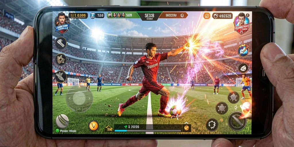 Screenshot SE328 menampilkan momen seru dari pertandingan olahraga.