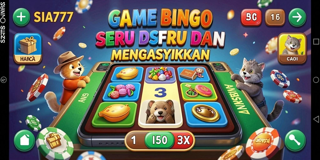 Tampilan gameplay Bingo yang menarik dan seru.
