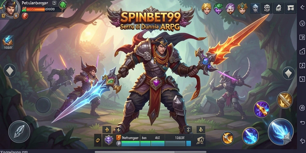 Tampilan menarik gameplay SPINBET99 dengan grafis yang memukau.