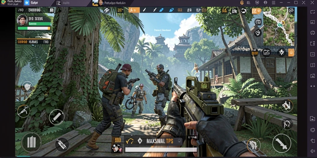 Gameplay SR996 yang intens dan mendebarkan dalam TPS.