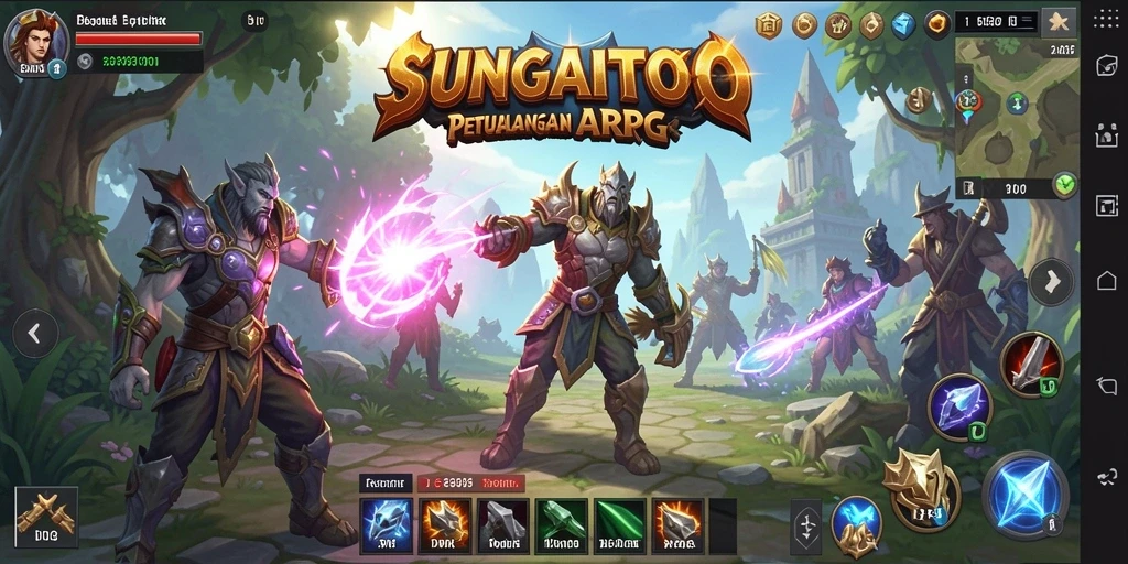 Menampilkan aksi bertarung yang mendebarkan dalam SUNGAITOTO.