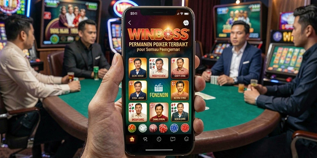 Tampilan menarik saat bermain poker di WINBOSS.